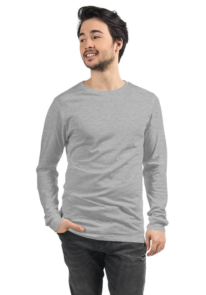 356 Unisex Long Sleeve Tee | Bella + Canvas - 3501 - Image 1