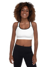 Women's Padded Sports Bra (All-Over Print) - Image 4