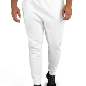 Men’s Everyday Joggers (All-Over Print) (White Stitch)