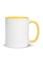 White Ceramic Mug with Color Inside - Image 17