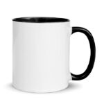 White Ceramic Mug with Color Inside