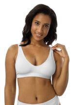 Women's Padded Bikini Top (All-Over Print) (Black Stitch) - Image 2