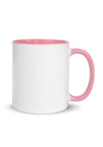 White Ceramic Mug with Color Inside - Image 13