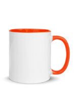 White Ceramic Mug with Color Inside - Image 12