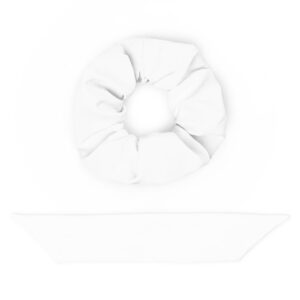 Women's Scrunchie (All-Over Print) (White Stitch)