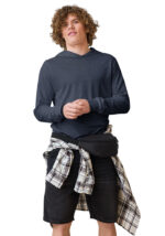 Unisex Hooded Long Sleeve Tee | Bella + Canvas - 3512 - Image 4