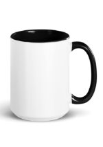 White Ceramic Mug with Color Inside - Image 3
