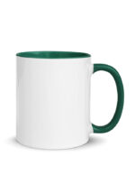 White Ceramic Mug with Color Inside - Image 8