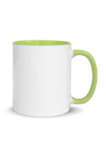 White Ceramic Mug with Color Inside - Image 11