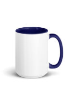 White Ceramic Mug with Color Inside - Image 6