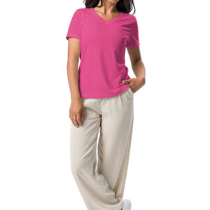 Women's Relaxed V-Neck T-Shirt | Bella + Canvas - 6405CVC