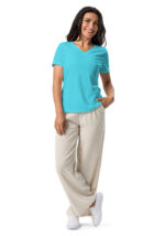 Women's Relaxed V-Neck T-Shirt | Bella + Canvas - 6405CVC - Image 33