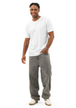 Men’s Cotton Crew Neck T-Shirt (All-Over Print) (White Stitch) - Image 2