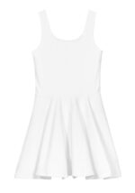 Women's Cotton Skater Dress (White Stitch) - Image 4