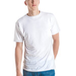 Men's Crew Neck T-Shirt (All-Over Print) (White Stitch)
