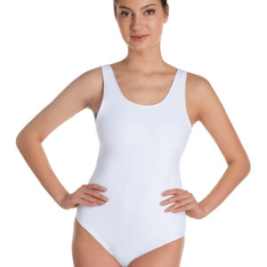 Women's One-Piece Swimsuit (All-Over Print) (White Stitch)