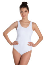 Women's One-Piece Swimsuit (All-Over Print) (White Stitch) - Image 5