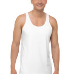 Men's Tank Top (All-Over Print) (Black Stitch)