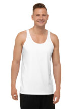 Men's Tank Top (All-Over Print) (White Stitch) - Image 7