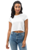 Women's Crop Tee (All-Over Print) (Black Stitch) - Image 3