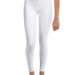 Youth Girl's Leggings (All-Over Print) (Black Stitch)