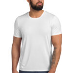 Men's Athletic T-Shirt (All-Over Print) (Black Stitch)