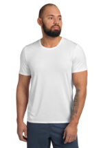 Men's Athletic T-Shirt (All-Over Print) (Black Stitch) - Image 8